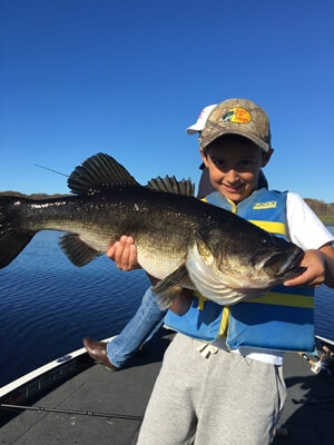 Monster Bass Caught On Lake Kissimmee By A Young Kid