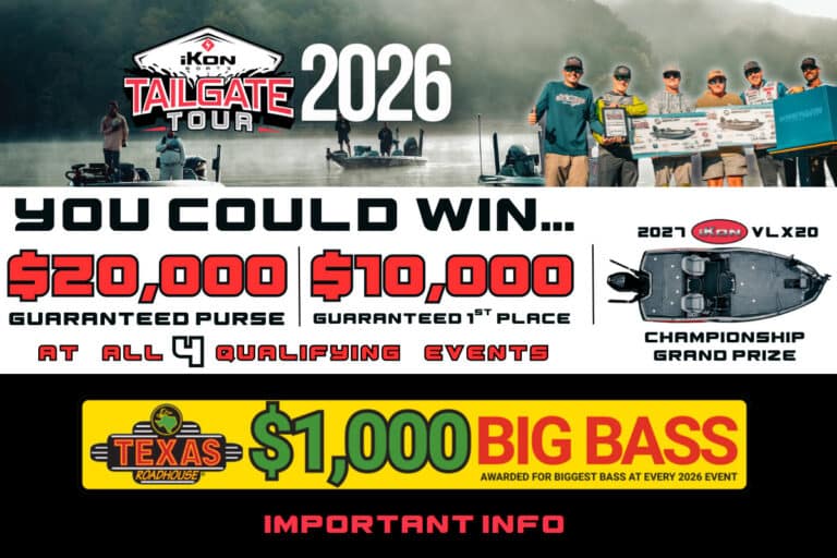 Everyday Anglers Get Their Shot: 2026 iKon Tailgate Tour Returns With Four Qualifiers and Championship Boat